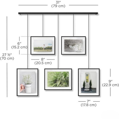 Wall Art Series 5pcs Exhibition Gallery Photo Frame, Modern Home Decor