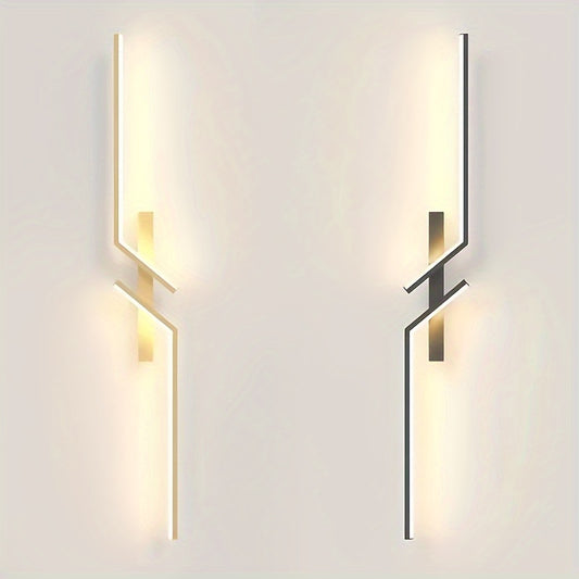 1PC Modern Creative Strip Led Wall Lamp Minimalist Bedroom Bedside Wall Sconce Led Lights Living Room TV Sofa