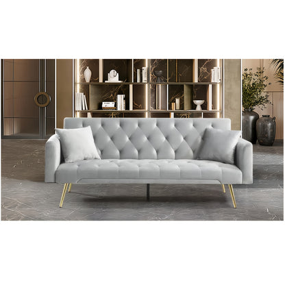 grey single sofa