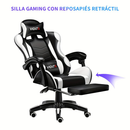 Ergonomic Racing Style PC Office Chair - Lumbar Support Gaming Chair for Adults and Teens