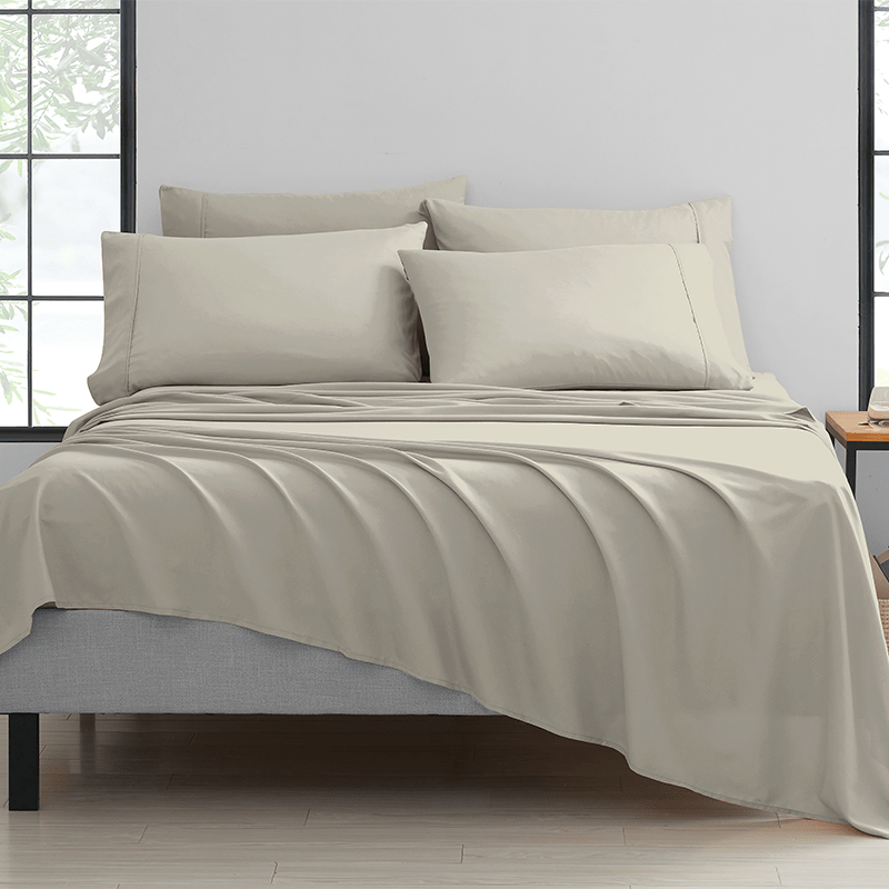 Bamboo 2000 Thread Count 6-Piece Luxury Sheet Set- Organic, Cooling, 16 Inch Deep Pocket, Egyptian Luxury with Bonus Pillowcases- Shrink & Fade Resistant