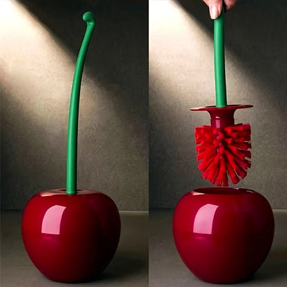 1 Set Novelty Cherry Toilet Brush, Creative Toilet Brush, Toilet Brushes And Holders - Cosy