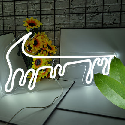 USB Powered Adjustable Brightness LED Neon Sign Light - Energy-Efficient Multi-Color Lighting Wall Sign with Switch Control for Bedroom, Living Room, Retail Spaces, Apartments, Birthdays, and Parties - Versatile Mounting, No Battery