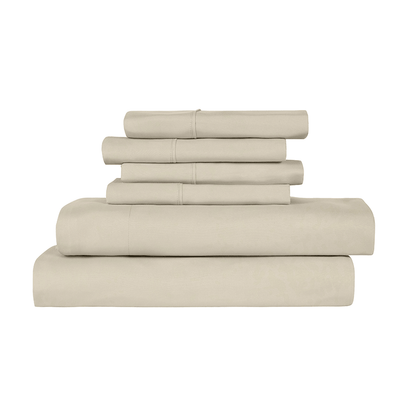 Bamboo 2000 Thread Count 6-Piece Luxury Sheet Set- Organic, Cooling, 16 Inch Deep Pocket, Egyptian Luxury with Bonus Pillowcases- Shrink & Fade Resistant