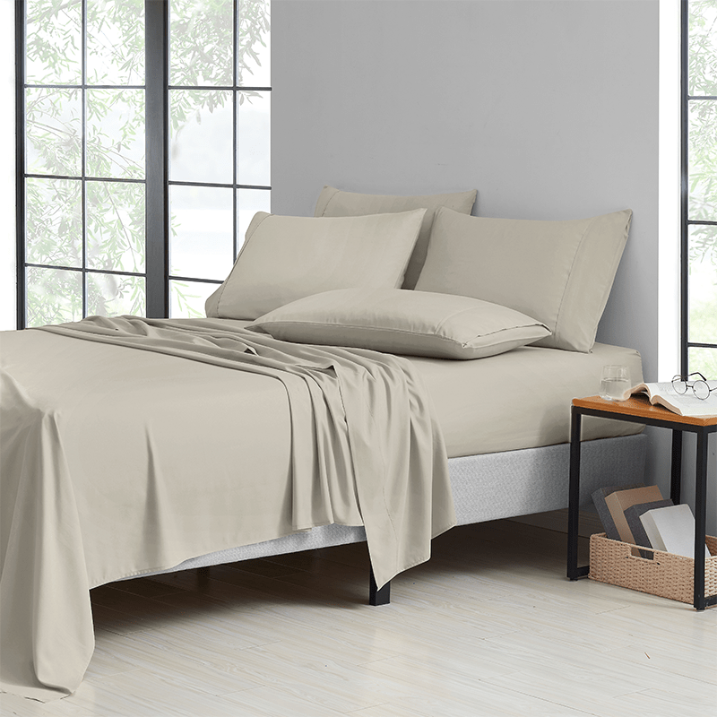 Bamboo 2000 Thread Count 6-Piece Luxury Sheet Set- Organic, Cooling, 16 Inch Deep Pocket, Egyptian Luxury with Bonus Pillowcases- Shrink & Fade Resistant