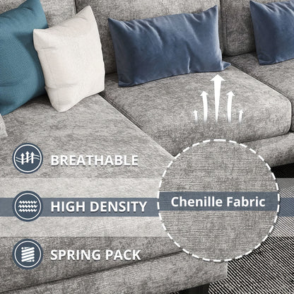 chenille fabric sofa